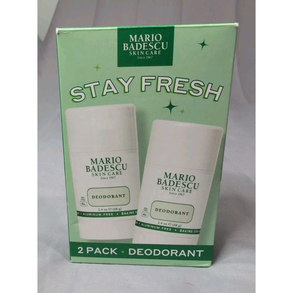 Mario‎ Badescu Vegan Deodorant Stick 2 Pack, Aluminum & Paraben Free